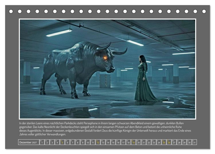 Produktbild: Die Zeus-Aff&auml;ren (Tischkalender 2027 DIN A5 quer), CALVENDO Monatskalender
