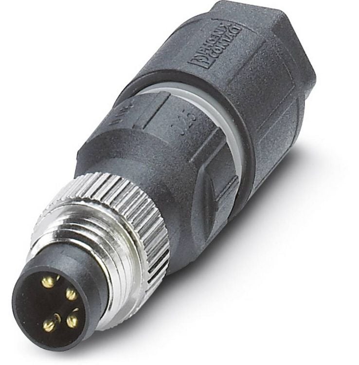 Produktbild: Phoenix Contact 1441037 Sensor-/Aktor-Steckverbinder, unkonfektioniert M8 Stecker, gerade Polzahl Sensoren: 4 1 St.