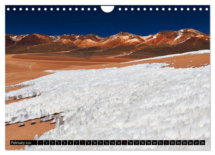 Produktbild: Bolivia Andean landscapes / UK-Version (Wall Calendar 2026 DIN A4 landscape), CALVENDO 12 Month Wall Calendar