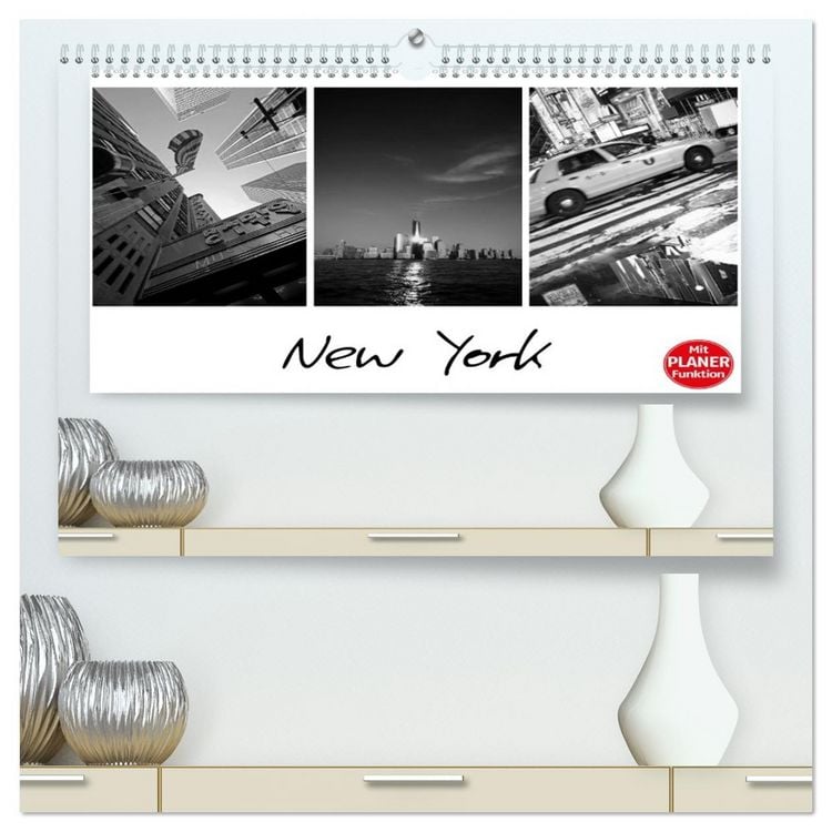 Produktbild: New York (hochwertiger Premium Wandkalender 2026 DIN A2 quer), Kunstdruck in Hochglanz