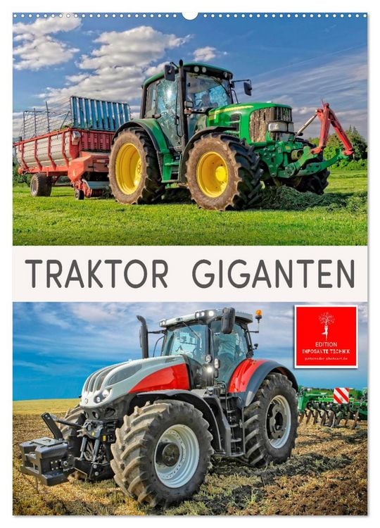 Produktbild: Traktor Giganten (Wandkalender 2026 DIN A2 hoch), CALVENDO Monatskalender