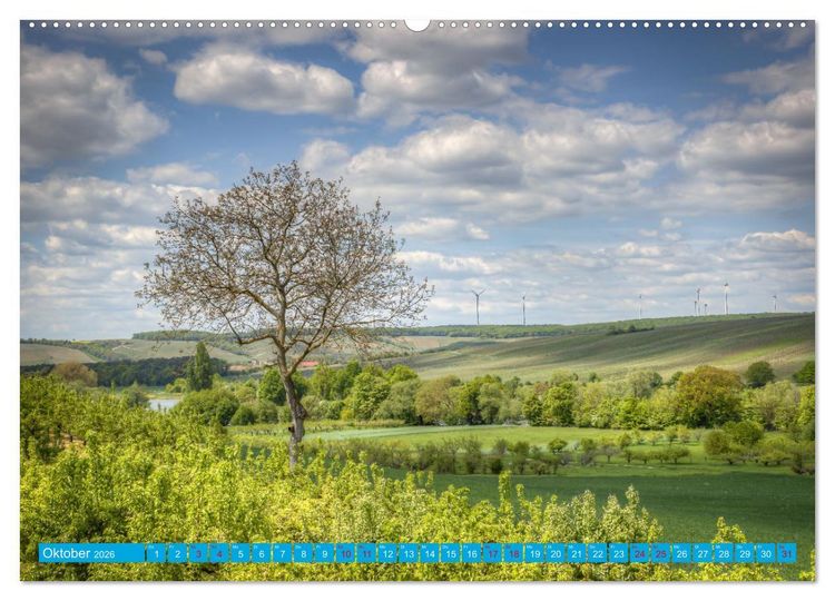 Produktbild: Natur pur - Volkach am Main (Wandkalender 2026 DIN A2 quer), CALVENDO Monatskalender