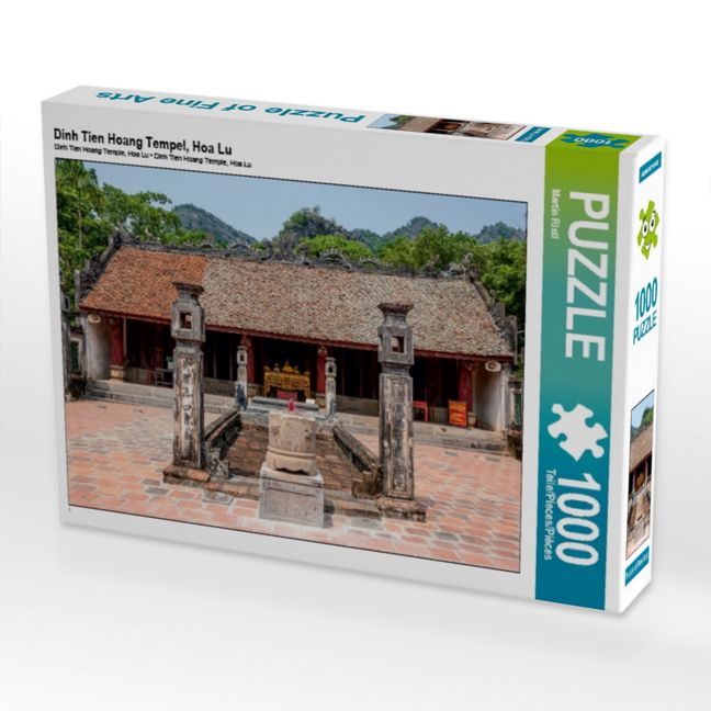 Produktbild: CALVENDO Puzzle Dinh Tien Hoang Tempel, Hoa Lu 1000 Teile Puzzle quer | 1000 Teile Lege-Gr&ouml;&szlig;e 64 &times; 48 cm Foto-Puzzle f&uuml;r gl&uuml;ckliche Stunden
