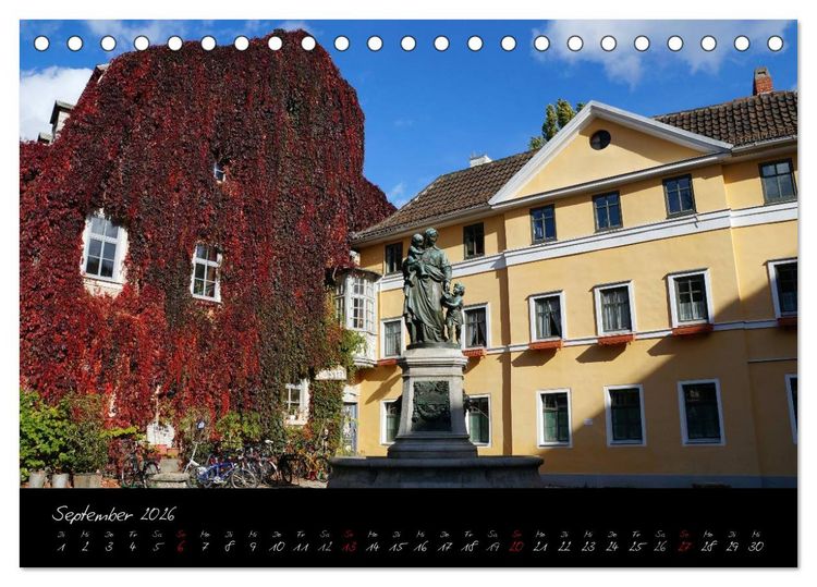 Produktbild: Weimar (Tischkalender 2026 DIN A5 quer), CALVENDO Monatskalender
