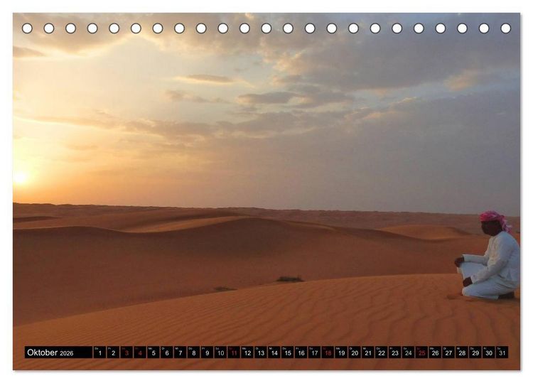 Produktbild: Faszinierendes Reiseland Oman (Tischkalender 2026 DIN A5 quer), CALVENDO Monatskalender