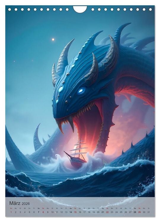 Produktbild: Slawische Mythologie - G&ouml;tter, Helden und Monster (Wandkalender 2026 DIN A4 hoch), CALVENDO Monatskalender