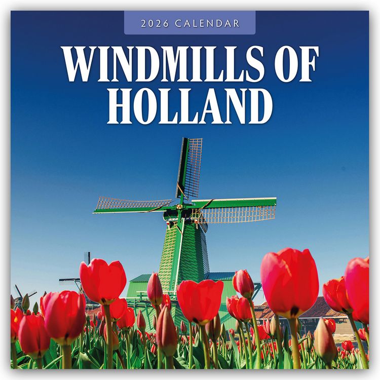 Produktbild: Windmills of Holland &ndash; Windm&uuml;hlen der Niederlande 2026 &ndash; 16-Monatskalender