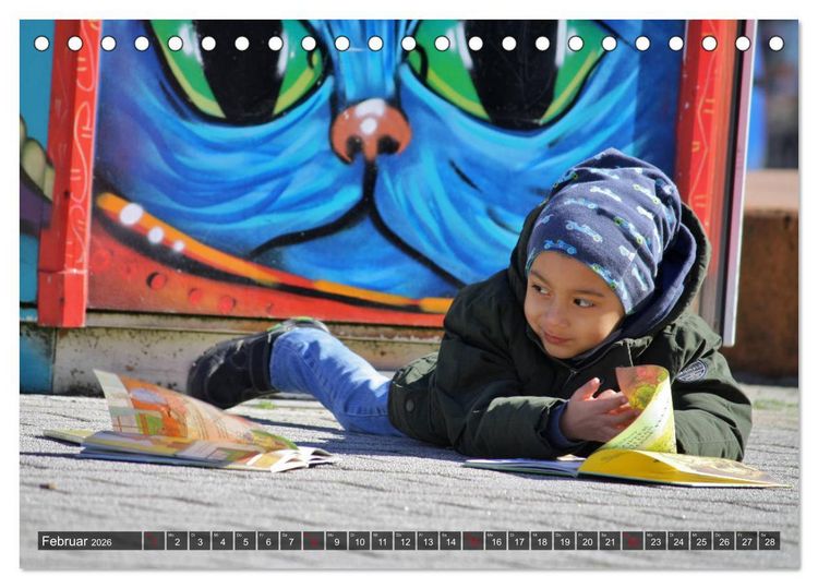 Produktbild: Kinder. Entdecker der Welt (Tischkalender 2026 DIN A5 quer), CALVENDO Monatskalender