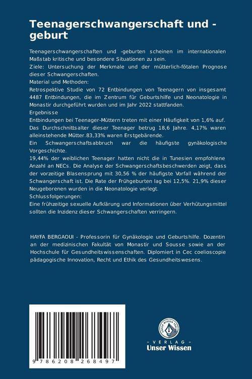 Produktbild: Teenagerschwangerschaft und -geburt