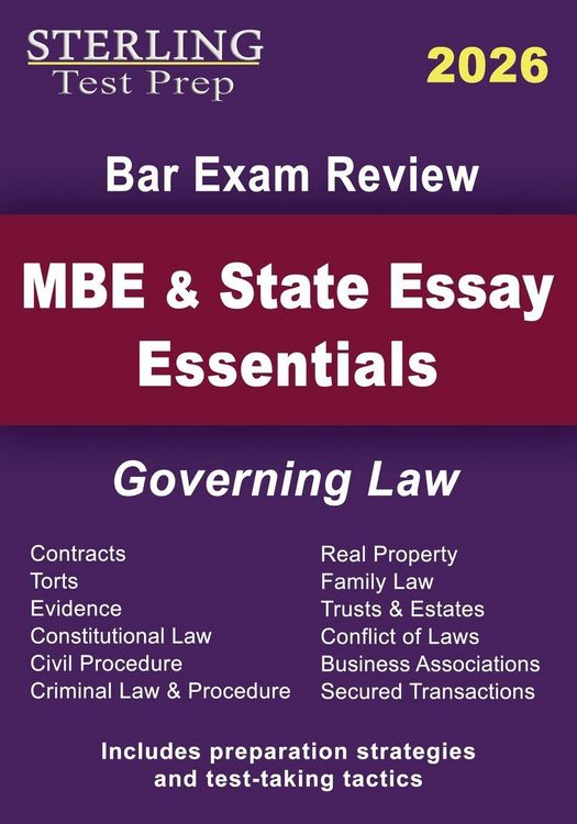 Produktbild: MBE and State Essay Essentials