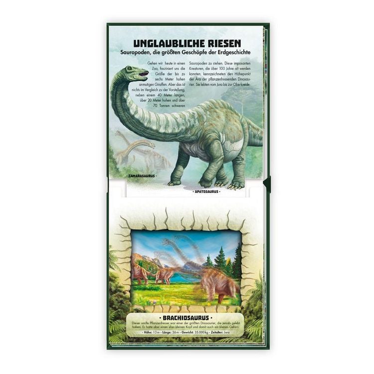 Produktbild: TR&Ouml;TSCH - Kinderbuch Dinosaurier in unglaublichen beweglichen Bildern