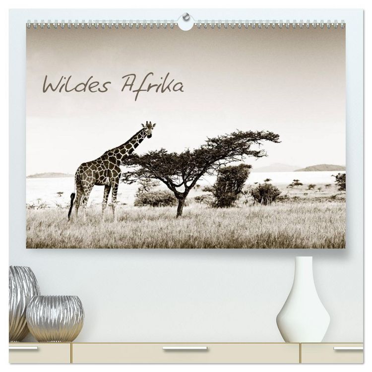 Produktbild: Wildes Afrika (hochwertiger Premium Wandkalender 2026 DIN A2 quer), Kunstdruck in Hochglanz