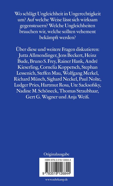 Produktbild: (Un-)Gerechte (Un-)Gleichheiten