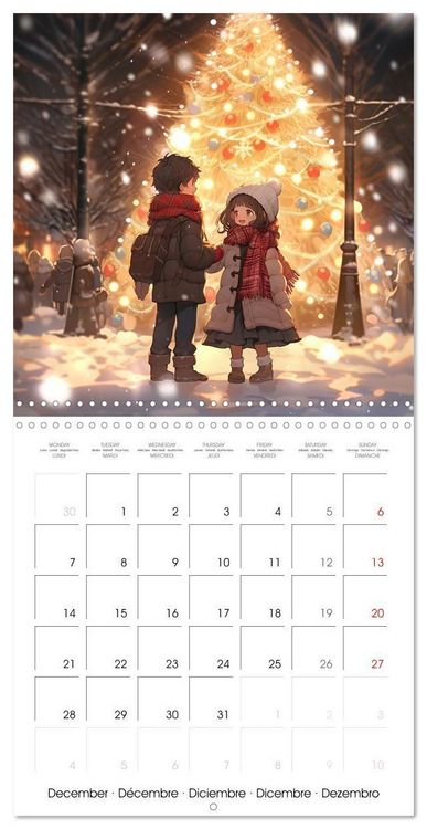 Produktbild: Manga - Time (Wall Calendar 2026 12 &times; 12 Inch) CALVENDO 12 Month Wall Calendar