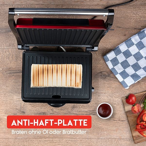 Produktbild: ALPINA Kontaktgrill, 220-240V, 1000W