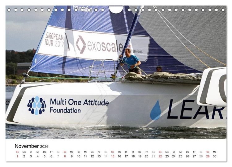 Produktbild: Gigantische Segel-Trimarane (Wandkalender 2026 DIN A4 quer), CALVENDO Monatskalender