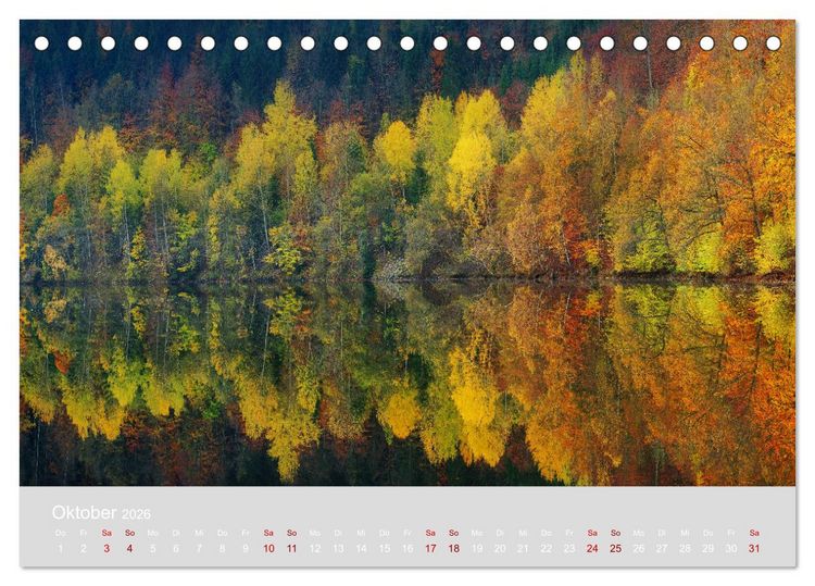 Produktbild: Im Lichtglanz der Jahreszeiten (Tischkalender 2026 DIN A5 quer), CALVENDO Monatskalender