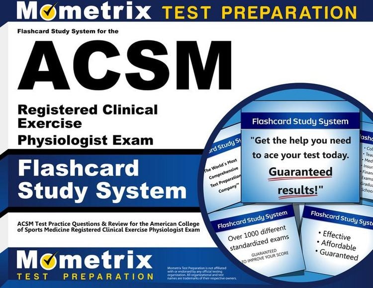 Produktbild: Flashcard Study System for the ACSM Registered Clinical Exercise Physiologist Exam