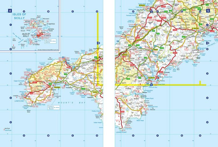 Produktbild: Great Britain A-Z Road Atlas 2026 (A4 Spiral)