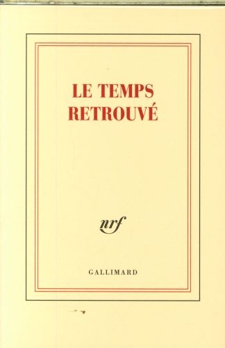 Produktbild: Le temps retrouv&eacute; : bloc reporter lign&eacute;