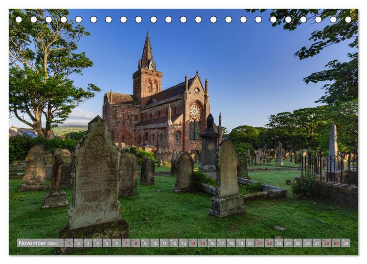 Produktbild: Orkney, Inselwelten aus Licht und Legenden. (Tischkalender 2026 DIN A5 quer), CALVENDO Monatskalender