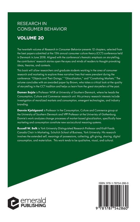 Produktbild: Consumer Culture Theory
