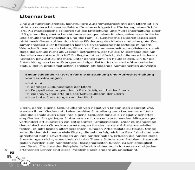 Produktbild: LRS in der Sek. &Iota;