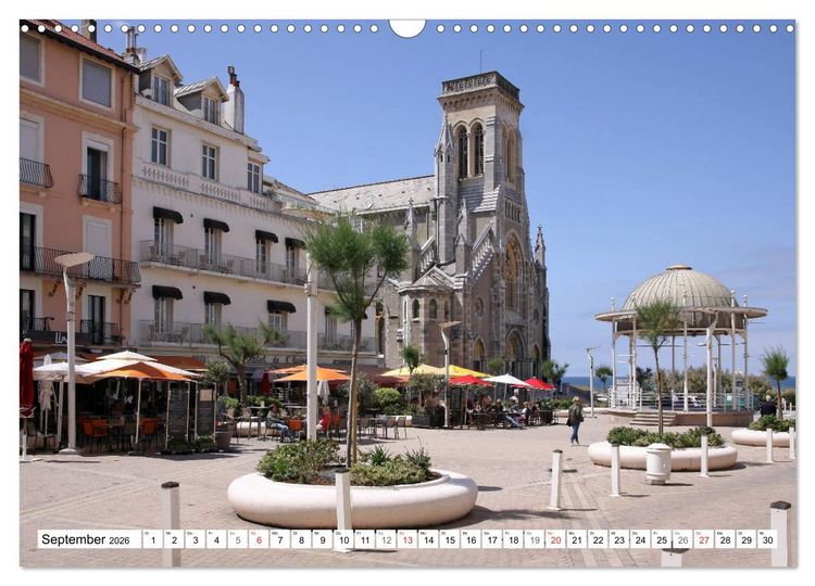 Produktbild: Biarritz (Wandkalender 2026 DIN A3 quer), CALVENDO Monatskalender
