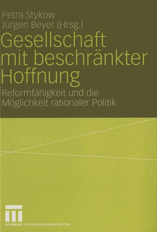 Produktbild: Gesellschaft mit beschr&auml;nkter Hoffnung