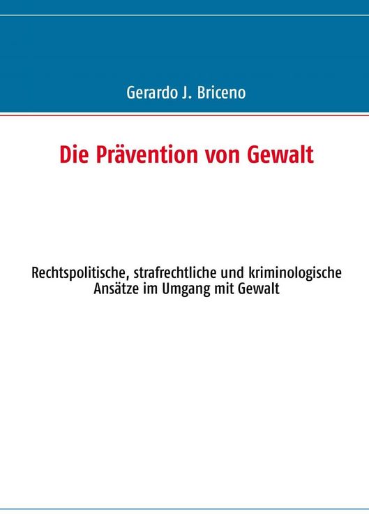 Produktbild: Die Pr&auml;vention von Gewalt