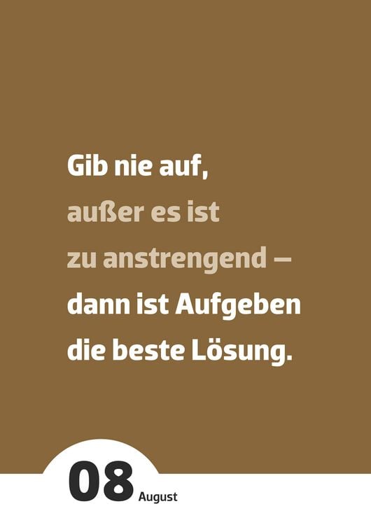 Produktbild: Der Pessimisten Kalender