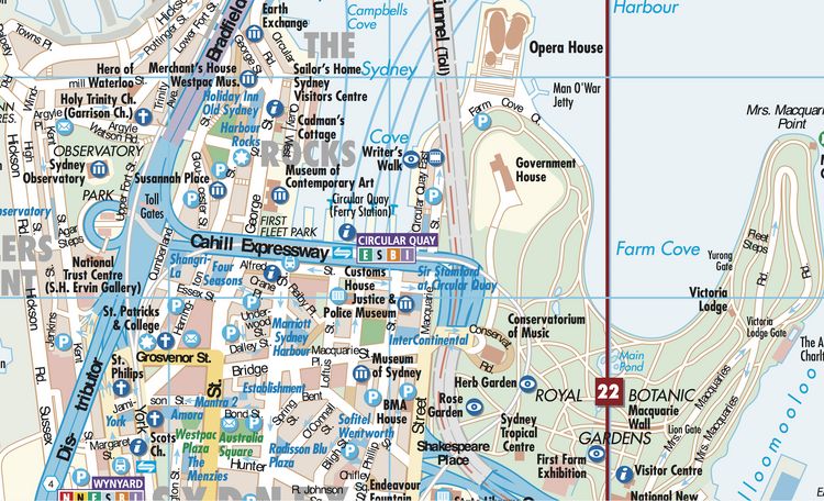 Produktbild: Sydney, Borch Map