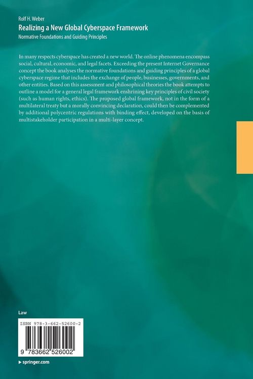 Produktbild: Realizing a New Global Cyberspace Framework