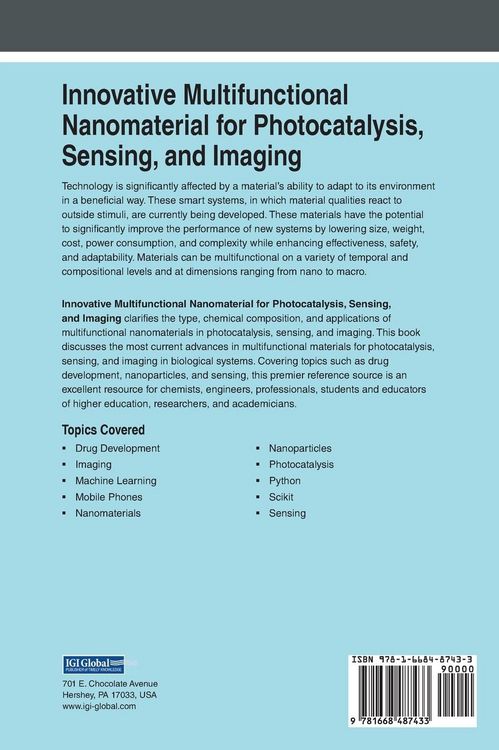 Produktbild: Innovative Multifunctional Nanomaterial for Photocatalysis, Sensing, and Imaging