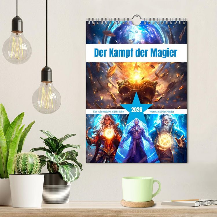Produktbild: Der Kampf der Magier (Wandkalender 2026 DIN A4 hoch), CALVENDO Monatskalender