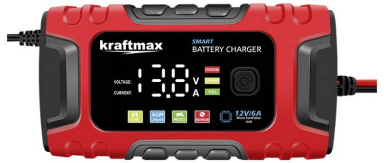 Produktbild: kraftmax Ladeger&auml;t 12 V Ladestrom (max.) 6 A