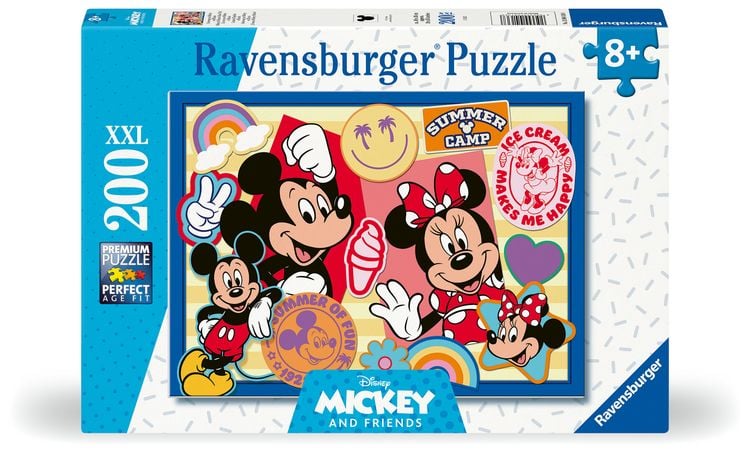 Produktbild: Kinderpuzzle 200 XXL Teile - Disney Micky Maus - Unterwegs mit Mickey und Minnie