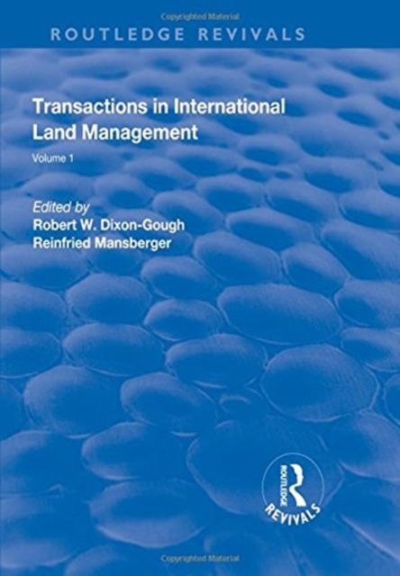 Produktbild: Dixon-Gough, R: Transactions in International Land Managemen