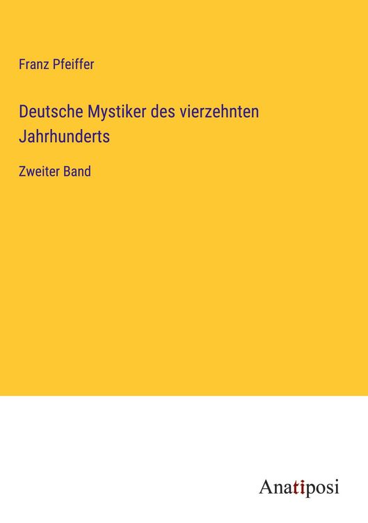 Produktbild: Deutsche Mystiker des vierzehnten Jahrhunderts