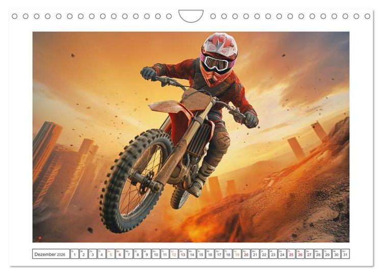 Produktbild: Motorcross Welt (Wandkalender 2026 DIN A4 quer), CALVENDO Monatskalender