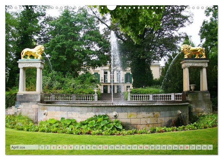 Produktbild: K&ouml;niglich Preu&szlig;ische Schl&ouml;sser und G&auml;rten in Berlin und Brandenburg (Wandkalender 2026 DIN A3 quer), CALVENDO Monatskalender