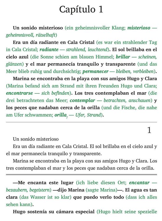 Produktbild: El canto del oc&eacute;ano - Spanische Krimi-Lekt&uuml;re A1-A2 (+ Audio-Online)