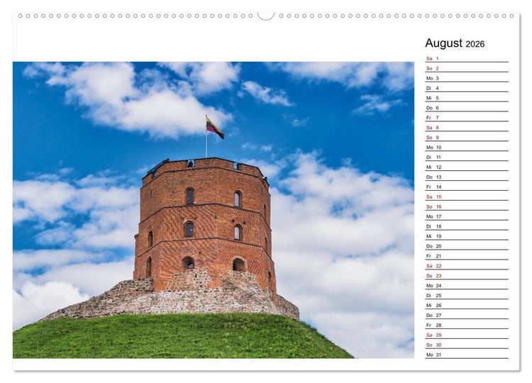 Produktbild: Entdeckungen im Baltikum (Wandkalender 2026 DIN A2 quer), CALVENDO Monatskalender
