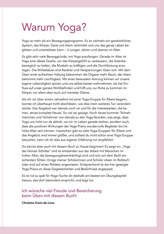 Yoga auf dem Stuhl für Senioren