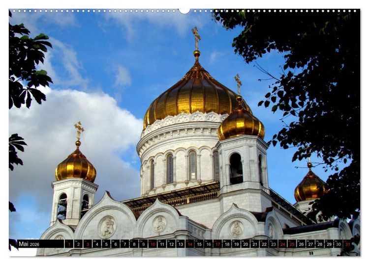 Produktbild: Weltmetropole Moskau (Wandkalender 2026 DIN A2 quer), CALVENDO Monatskalender