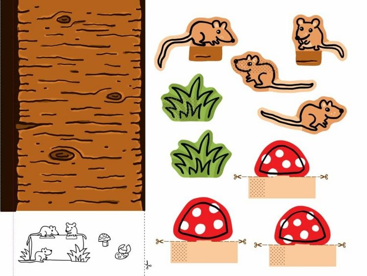 Produktbild: Mein erstes Klorollen-Bastelbuch - Im Wald