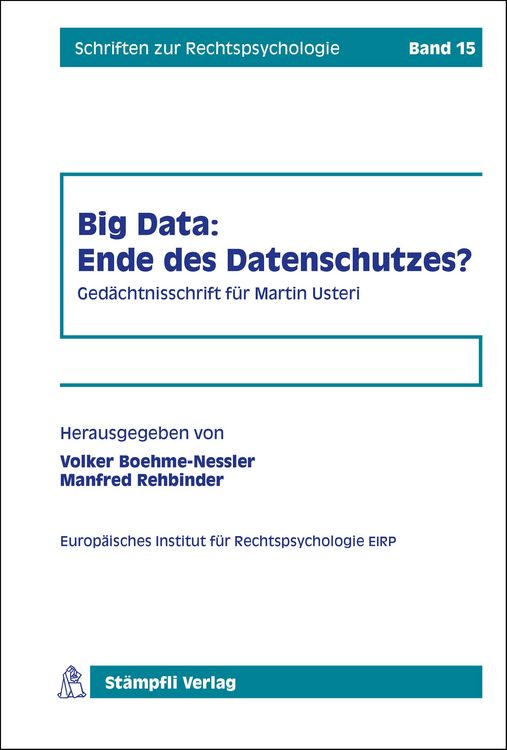Produktbild: Big Data: Ende des Datenschutzes?
