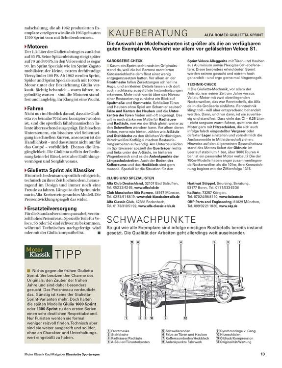 Produktbild: Motor Klassik Kaufratgeber - Klassische Sportwagen