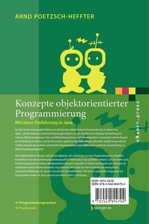 Produktbild: Konzepte objektorientierter Programmierung