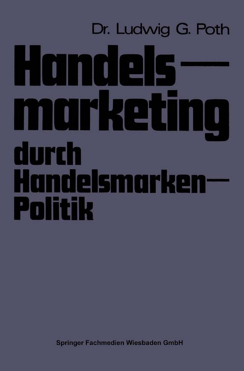 Produktbild: Handelsmarketing durch Handelsmarken-Politik